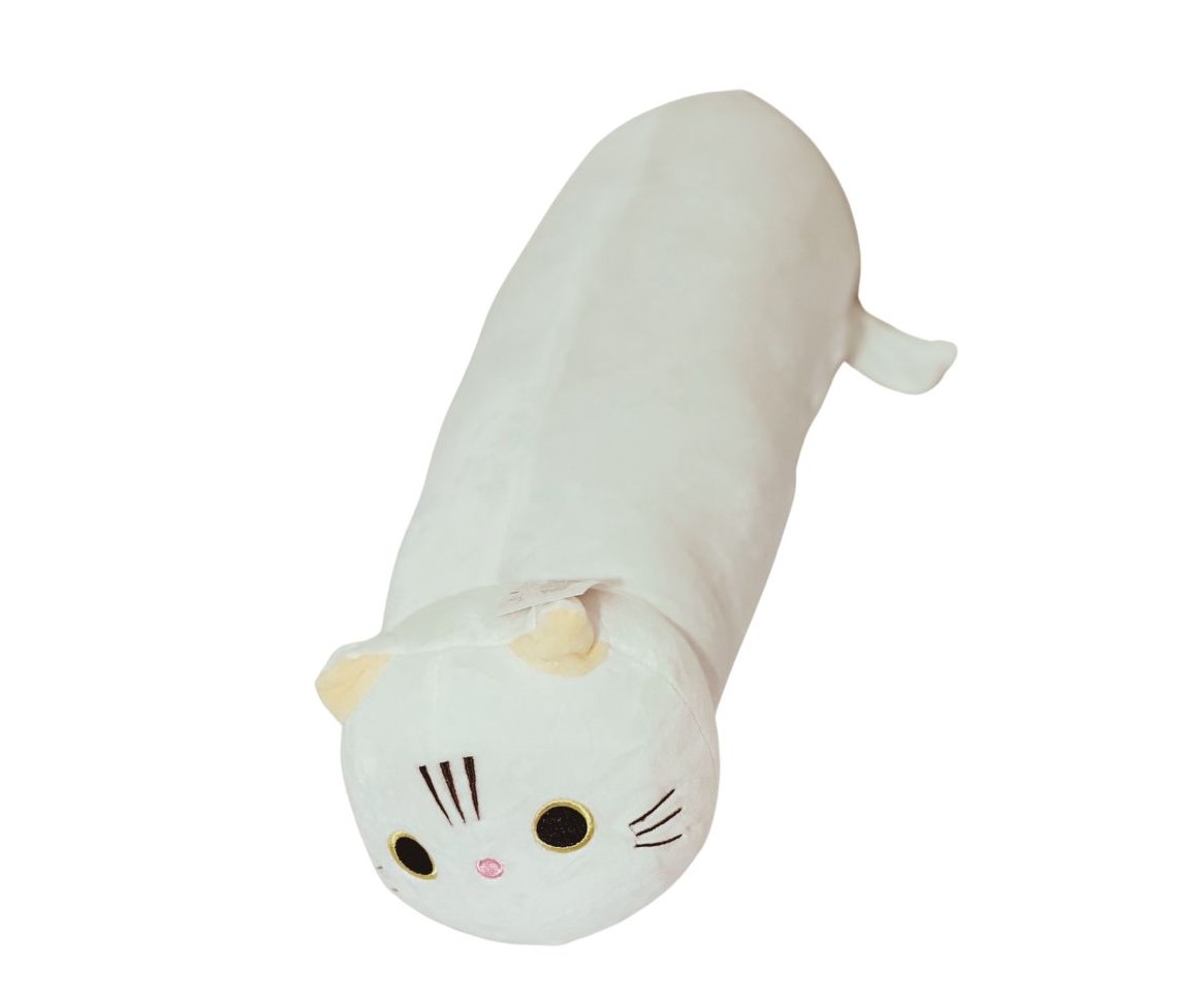 Plyšoň Kočka Macek bílá