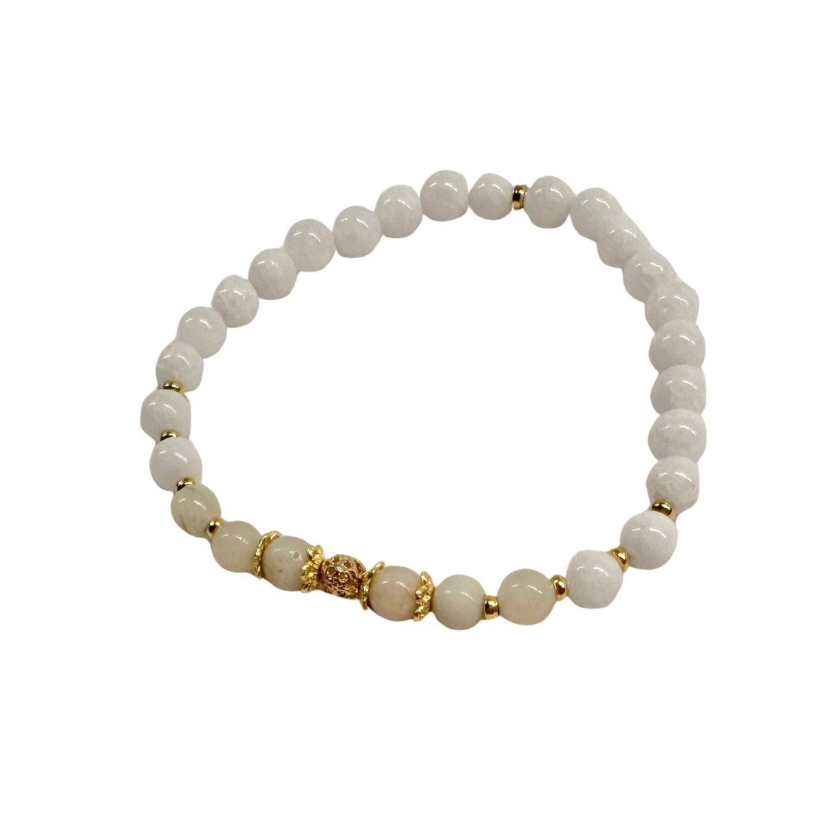 Náramek Jadeit a Amazonit