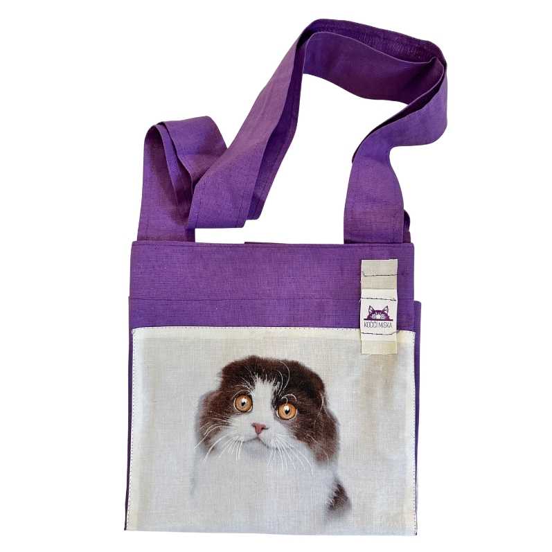 Nákupní taška - Skotská klapouchá kočka