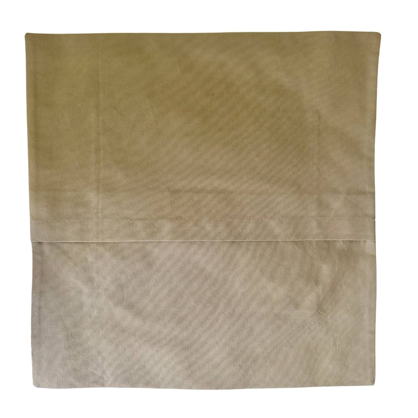 Potah na polštářek s háčkovanou ozdobou č. 1