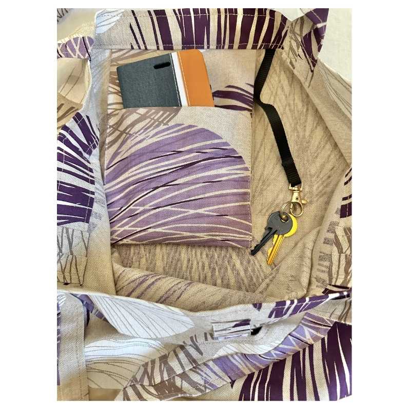 Nákupní taška - Fialové kruhy