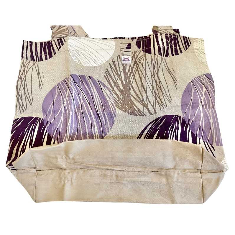 Nákupní taška - Fialové kruhy