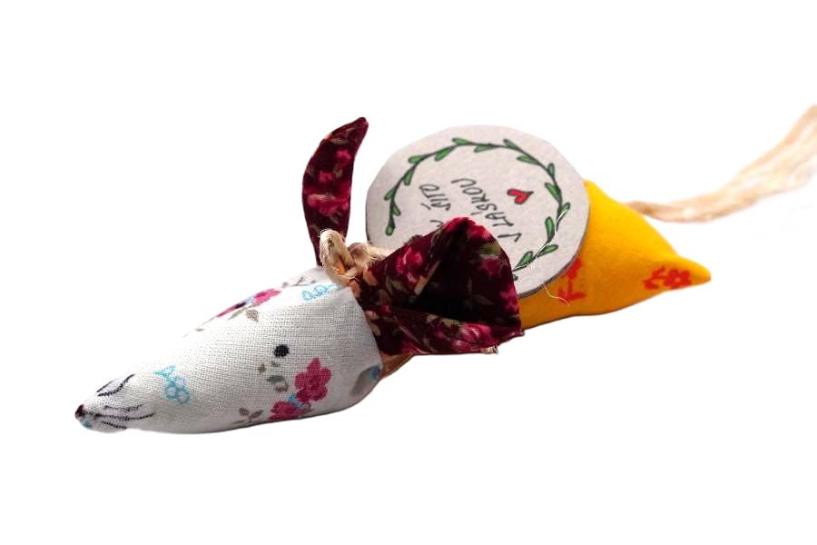 Hračka pro kočky - kozlíková myš