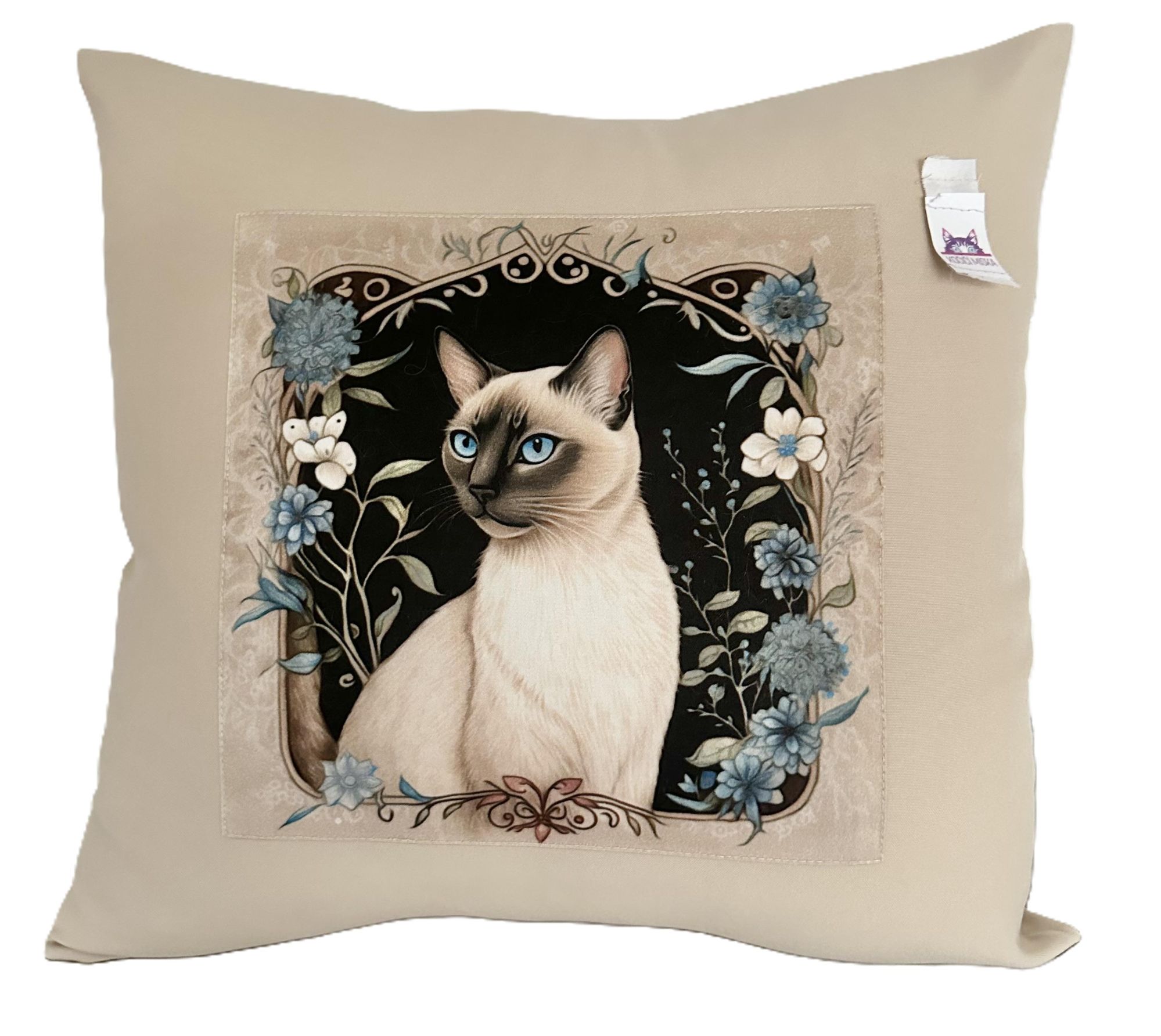 Potah na polštářek - Siamská kočka č. 1