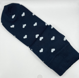 Ponožky Srdíčkové - modré