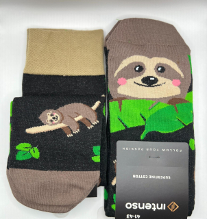 Ponožky Lenochodí - portrét