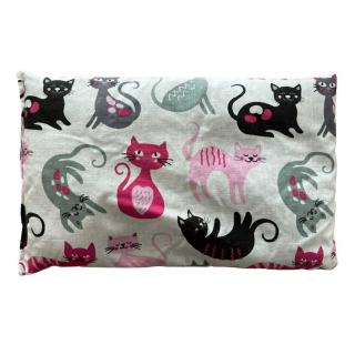 Nahřívací kočičí polštářek Kočičí den