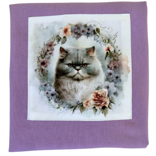 Potah na polštářek - Perská kočka